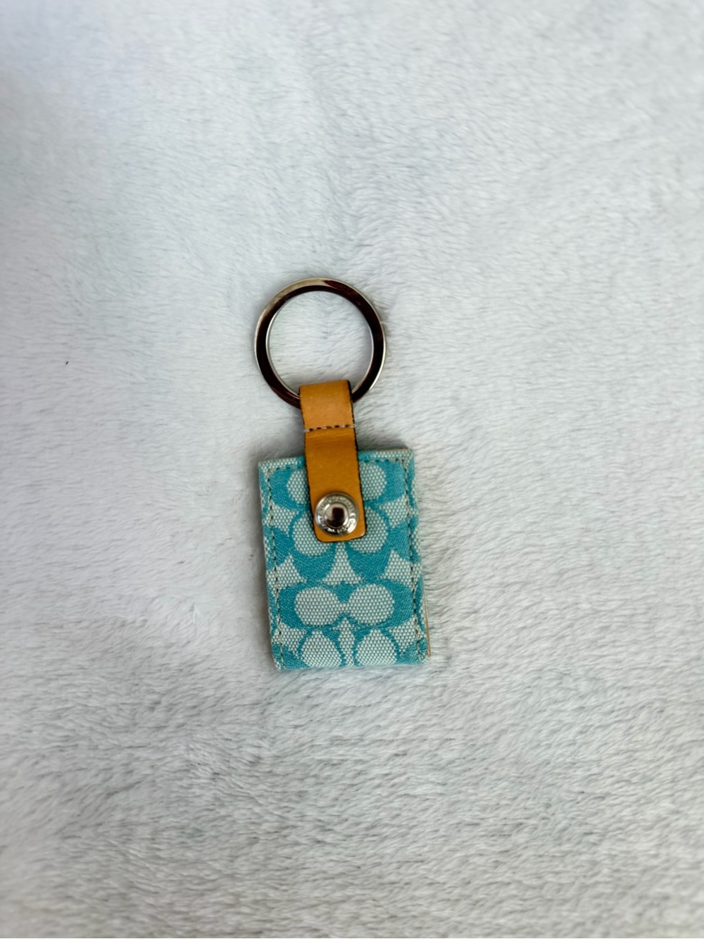 Coach Y2K Signature Photo Keychain